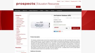 Prospects. Job Explorer Database (JED)