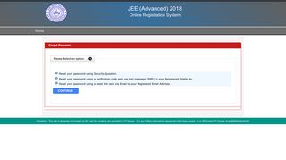 JEE (Advanced) 2018