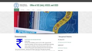Office of JEE (Adv), UCEED, and CEED |