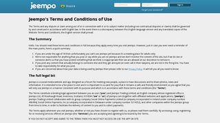Terms and Conditions of Use - Jeempo - Jeempo.com