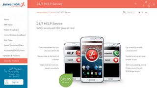 24/7 HELP Service – Jeenee Mobile