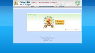 Authorised Users - Official Website of Jeevandan - a Cadaver ...