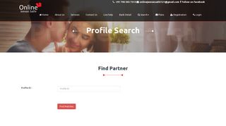 Search by Profile Id - Online Jeevan Sathi