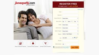New Profile Registration - Register Free - Jeevansathi.com
