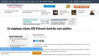 Ex-employee claims CFO Patronis fired her over politics