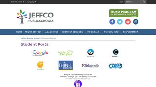 Student Portal - Jeffco Public Schools