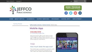 Mobile App - Jeffco Public Schools