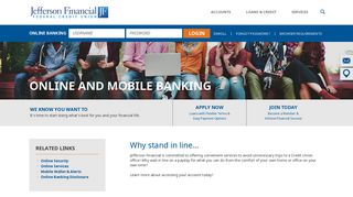 Online & Mobile Banking | Jefferson Financial Federal Credit Union