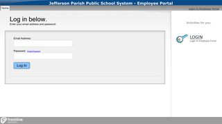Jefferson Parish Public School System - Employee Portal
