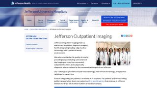 Jefferson Outpatient Imaging - Jefferson University Hospitals