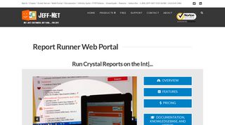 Crystal Reports Web Portal | Jeff-Net, LLC
