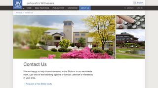 Contact Jehovah's Witnesses in Canada - jw.org