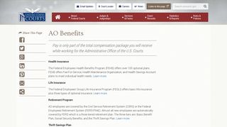 AO Benefits | United States Courts