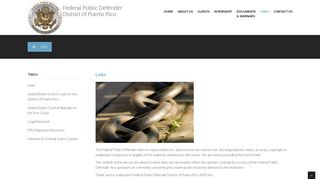 Links - Federal Public Defender - District of Puerto Rico