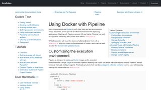 Using Docker with Pipeline - Jenkins