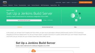 How to set up a Jenkins build server - Amazon Web Services (AWS)