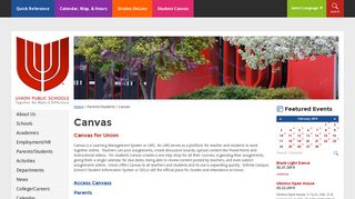 Canvas - Union Public Schools