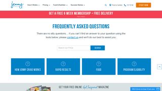 Frequently asked questions - Jenny Craig