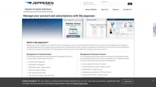 Manage your account and subscriptions with MyJeppesen