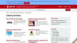 Library services - States of Jersey