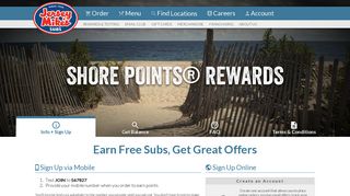 Shore Points® Rewards - Earn Free Subs with Every ... - Jersey Mike's