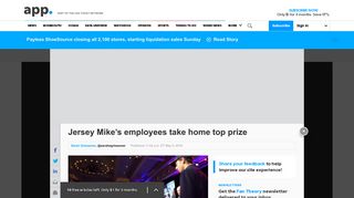 Jersey Mike's employees take home top prize - Asbury Park Press
