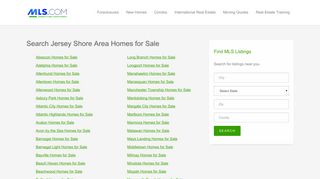 Jersey Shore Area Homes for Sale - MLS.com