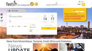 Cheap flights to Mozambique, Tanzania, Zambia, Zimbabwe