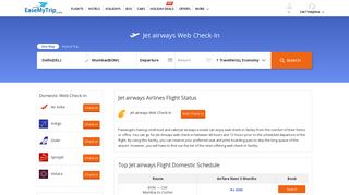 Jet airways Web Check-In Online - EaseMyTrip