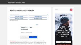 ASMConnects Associate Login - Find the Easiest way to Login to ...