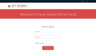 Partner Portal - Jet Reports