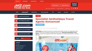 Specialist Jet2holidays Travel Agents Announced | Jet2.com