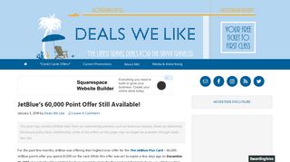 JetBlue's 60,000 Point Offer Still Available! - Deals We Like