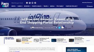 JetBlue and Amazon (Essentially) End Shopping Portal Relationship