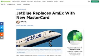 JetBlue Replaces AmEx With New MasterCard - NerdWallet