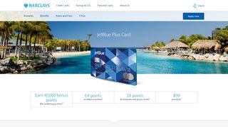 JetBlue Plus Card | Airline Points Credit Card | Travel ... - Barclaycard