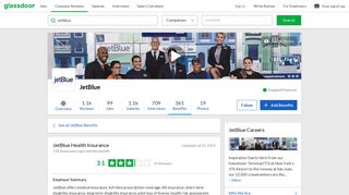 JetBlue Employee Benefit: Health Insurance | Glassdoor