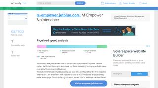 Access m-empower.jetblue.com. M-Empower Maintenance