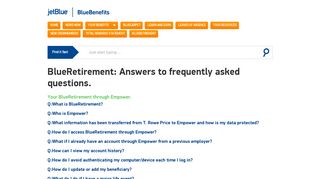 BlueRetirement: Answers to frequently asked questions. – Life is ...