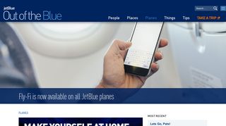 Fly-Fi is now available on all JetBlue planes – Out of the Blue