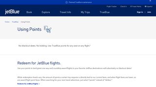 Using Points | JetBlue