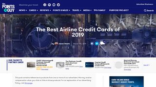 The Best Airline Credit Cards of 2019 – The Points Guy