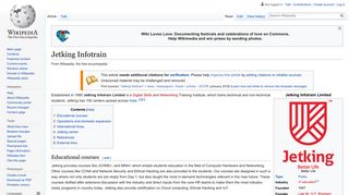 Jetking Infotrain - Wikipedia