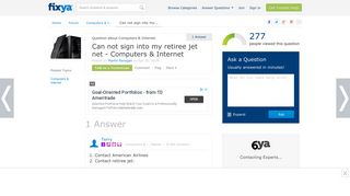 SOLVED: Can not sign into my retiree jet net - Fixya
