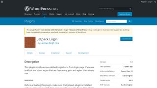 Jetpack Login | WordPress.org