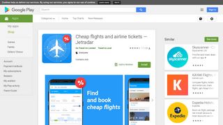 Cheap flights and airline tickets — Jetradar - Apps on Google Play