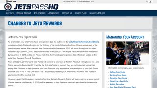 Changes to Jets Rewards | Winnipeg Jets - NHL.com