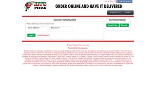 Jet's Pizza Online Ordering | Log In