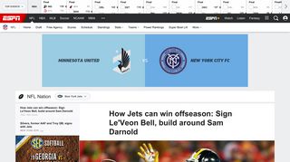 Jets' offseason plan: Sign Le'Veon Bell, build around Sam Darnold ...