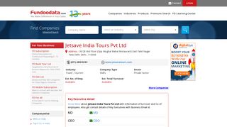 Jetsave India Tours Pvt Ltd, New Delhi | Company & Key Contact ...